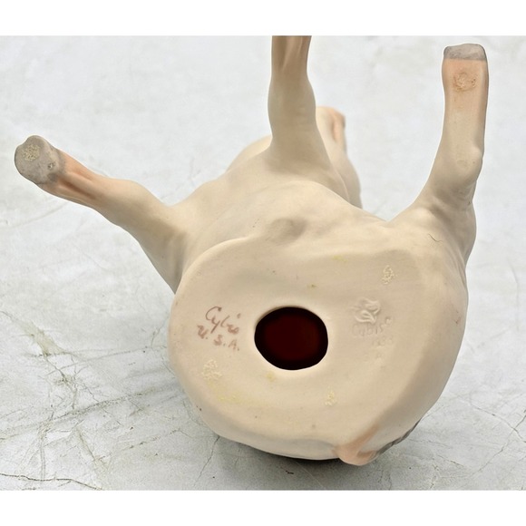 Cybis Porcelain Art Sculpture Sitting Pig Plato Figurine 1983‎ Signed EUC USA - Picture 10 of 16